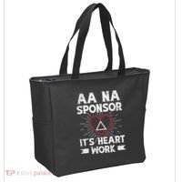 Aa Sponsorship Alcoholics Anonymous Sobriety Aa Na Sponsor Tote Bag thumb 2