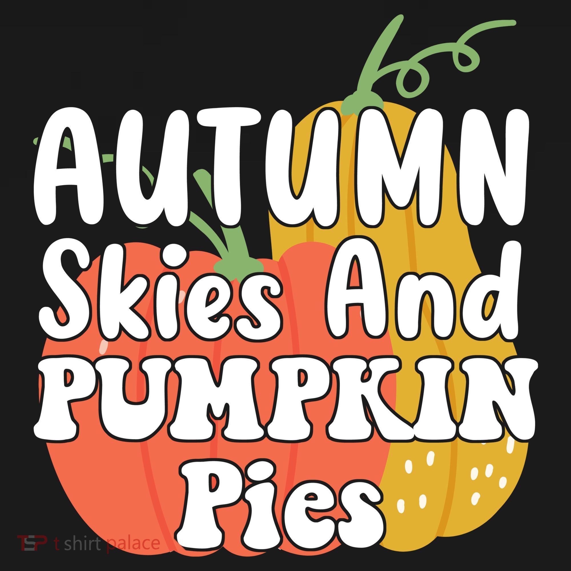 Autumn Skies And Pumpkin Pies Cute Coaster