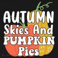 Autumn Skies And Pumpkin Pies Cute Tote Bag thumb 4