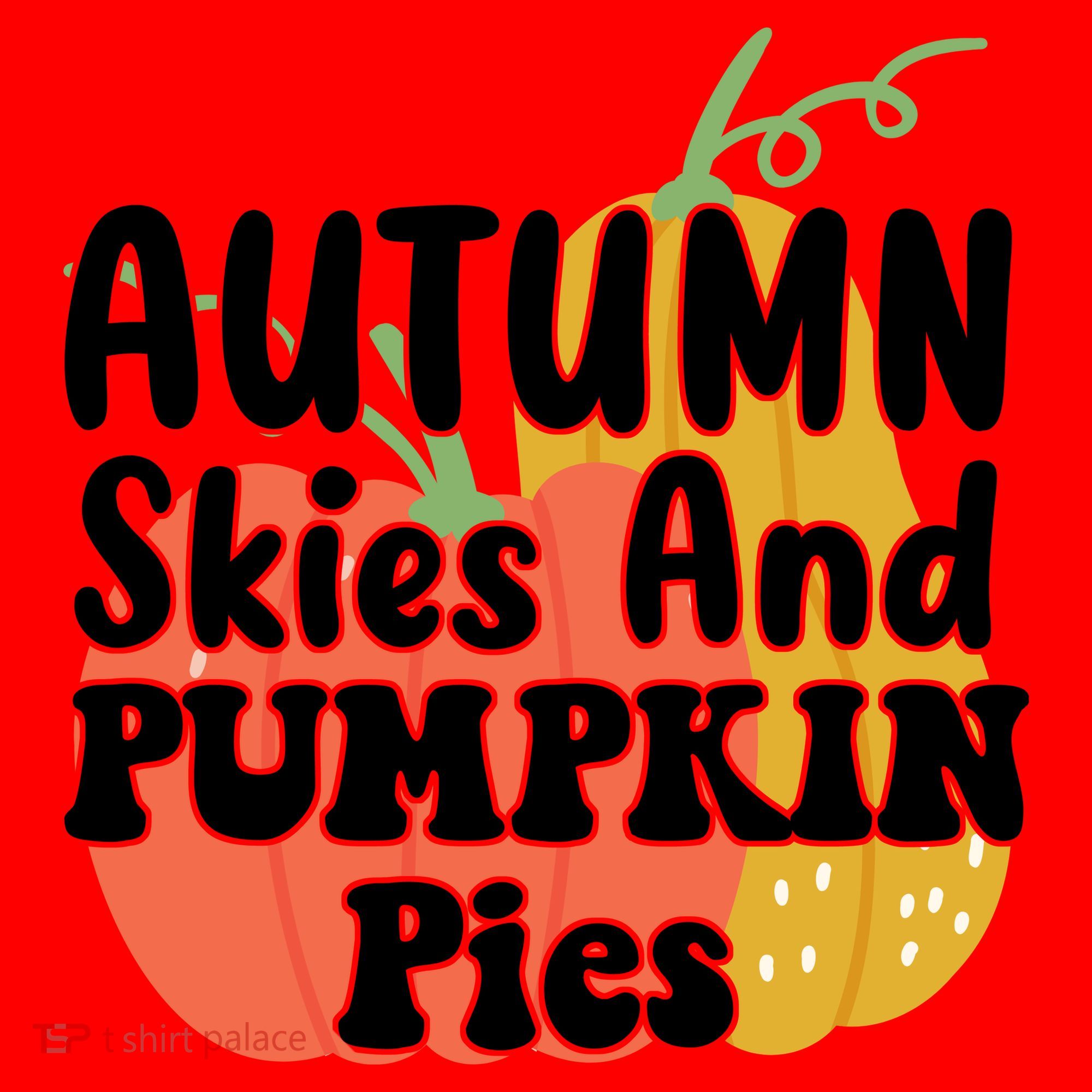 Autumn Skies And Pumpkin Pies Cute Santa Hat