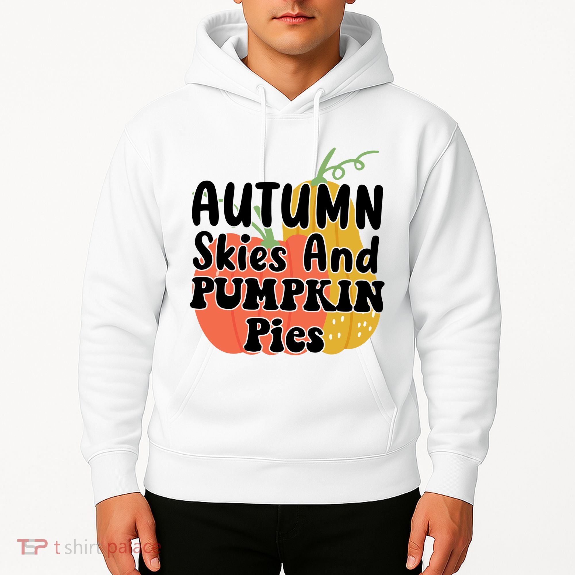 Autumn Skies And Pumpkin Pies Cute Hoodie