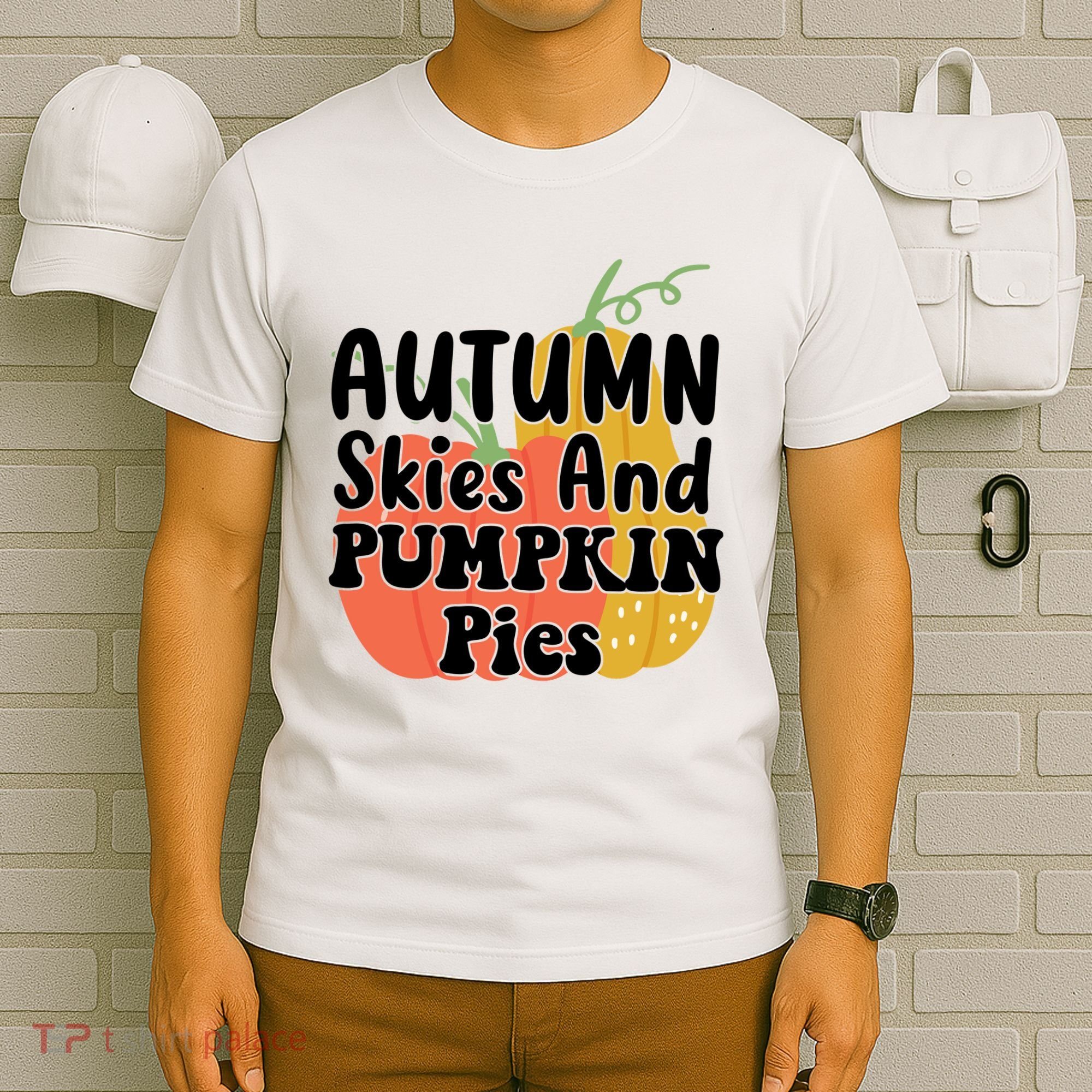 Autumn Skies And Pumpkin Pies Cute T-Shirt
