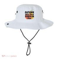 Autumn Skies And Pumpkin Pies Cute Bucket Hat thumb 0