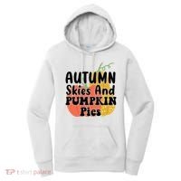 Autumn Skies And Pumpkin Pies Cute Women's Hoodie thumb 0