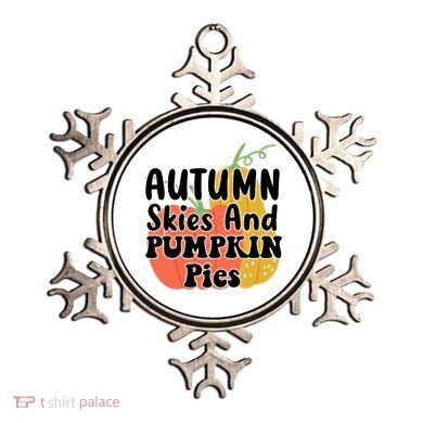 Autumn Skies And Pumpkin Pies Cute Ornament
