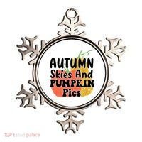 Autumn Skies And Pumpkin Pies Cute Ornament thumb 0