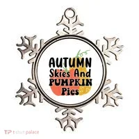 Autumn Skies And Pumpkin Pies Cute Ornament thumb 0