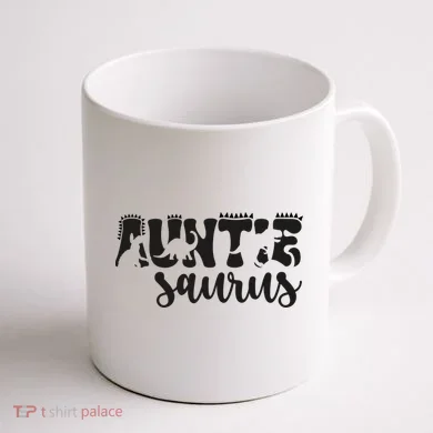 Auntie Saurus Coffee Mug back