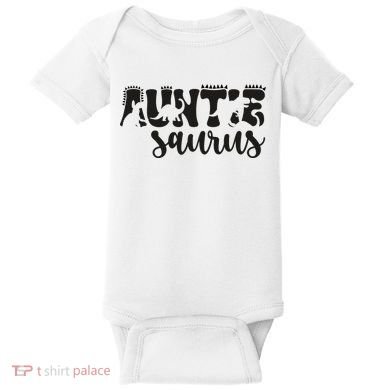 Auntie Saurus Baby Bodysuit
