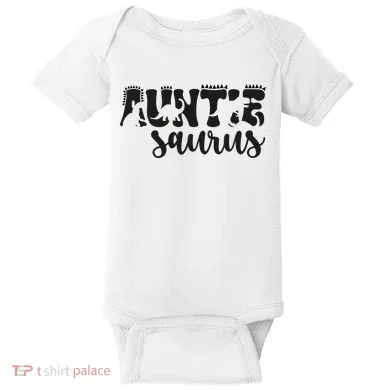 Auntie Saurus Baby Bodysuit