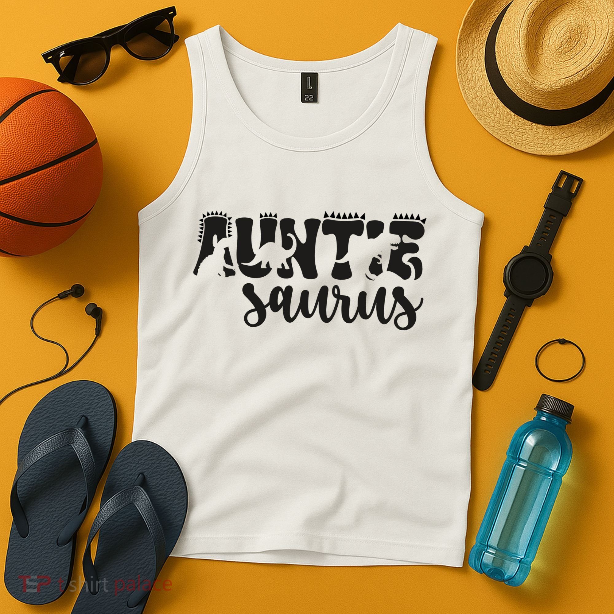 Auntie Saurus Tank Top