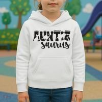 Auntie Saurus Kids Hoodie thumb 3