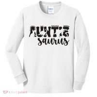 Auntie Saurus Kids Long Sleeve Shirt thumb 0
