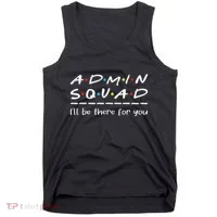 Admin Squad Administrative Assistant Office Secretary Tank Top thumb 0