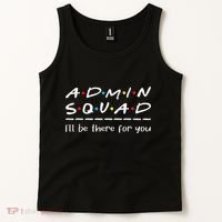 Admin Squad Administrative Assistant Office Secretary Tank Top thumb 2