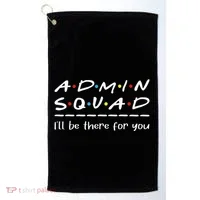 Admin Squad Administrative Assistant Office Secretary Golf Towel thumb 0