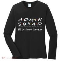 Admin Squad Administrative Assistant Office Secretary Women's Long Sleeve Shirt thumb 0