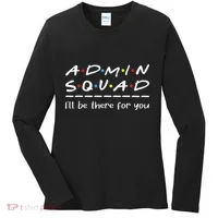 Admin Squad Administrative Assistant Office Secretary Women's Long Sleeve Shirt thumb 0