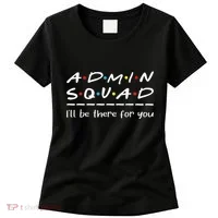 Admin Squad Administrative Assistant Office Secretary Women's T-Shirt thumb 0