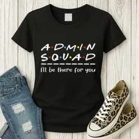 Admin Squad Administrative Assistant Office Secretary Women's T-Shirt thumb 3