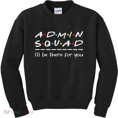Admin Squad Administrative Assistant Office Secretary Kids Sweatshirt