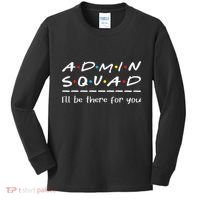 Admin Squad Administrative Assistant Office Secretary Kids Long Sleeve Shirt thumb 0