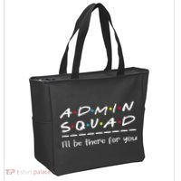Admin Squad Administrative Assistant Office Secretary Tote Bag thumb 2