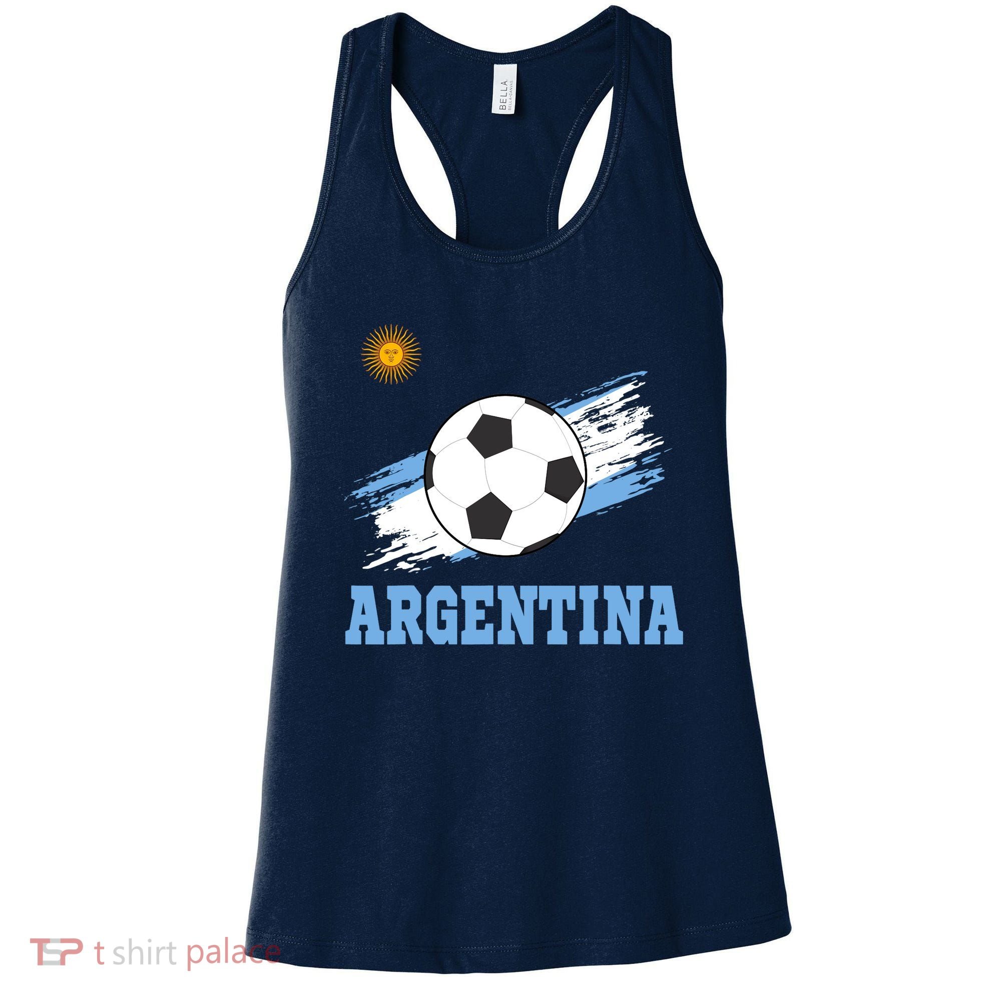 Argentine Soccer Argentinian Football Argentina Futbol Women's Tank Top