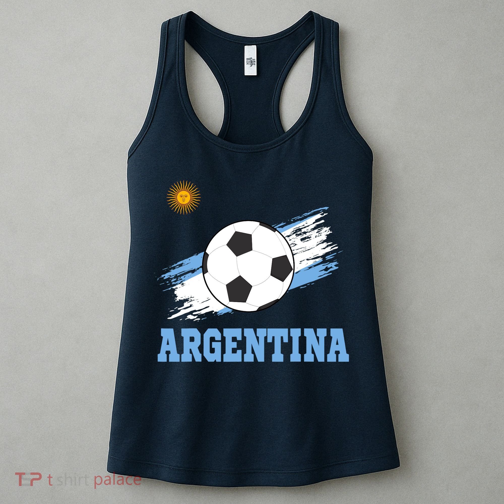 Argentine Soccer Argentinian Football Argentina Futbol Women's Tank Top