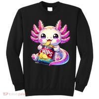 Axolotl Snaxolotl Anime Cute Kawaii Axolotl Sweatshirt thumb 0