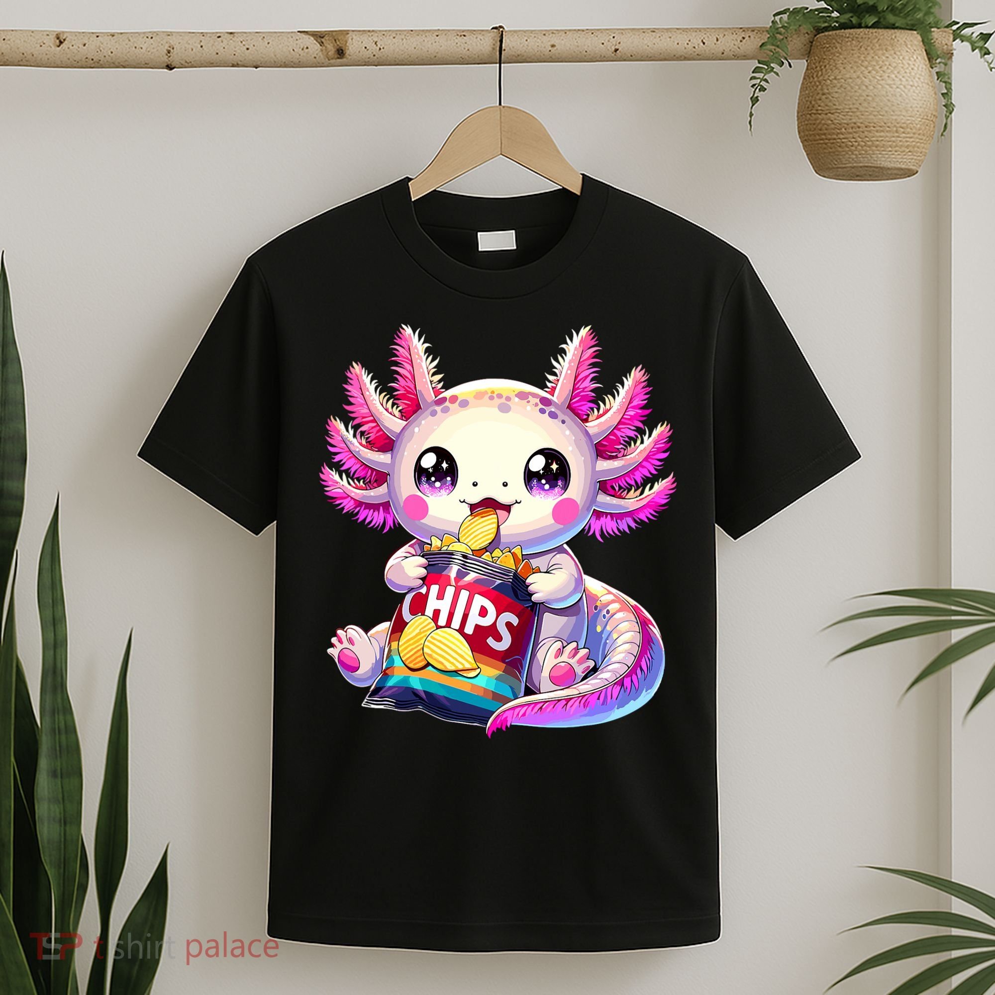 Axolotl Snaxolotl Anime Cute Kawaii Axolotl T-Shirt