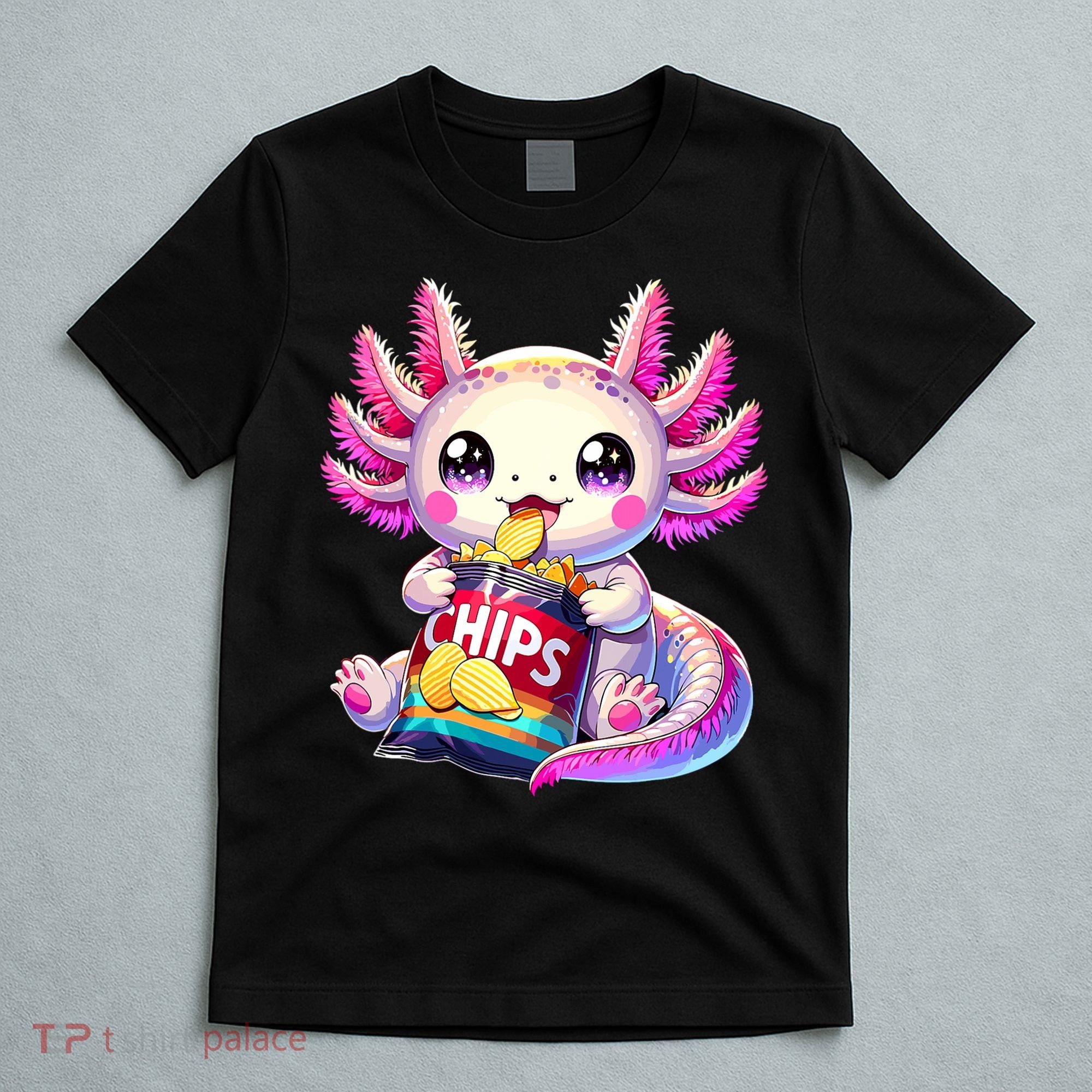 Axolotl Snaxolotl Anime Cute Kawaii Axolotl T-Shirt