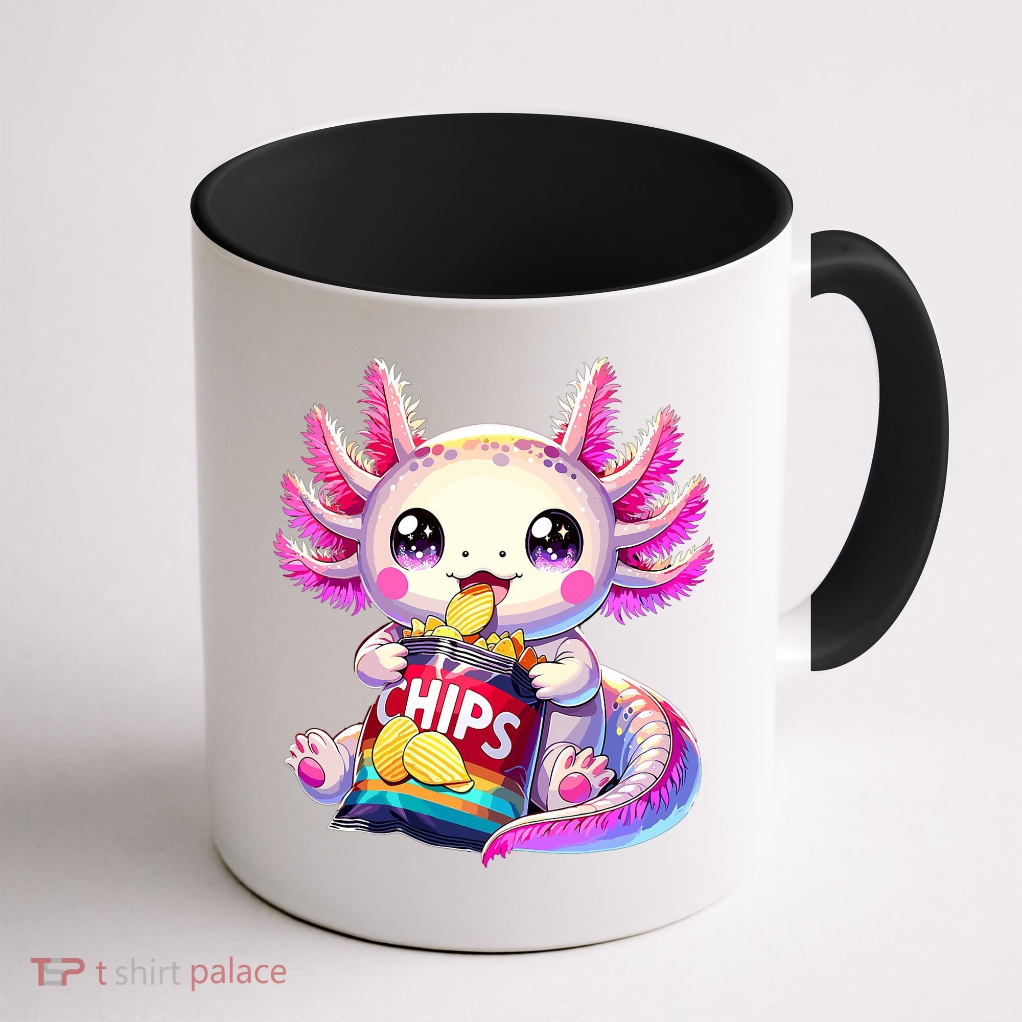 Axolotl Snaxolotl Anime Cute Kawaii Axolotl Coffee Mug