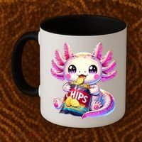 Axolotl Snaxolotl Anime Cute Kawaii Axolotl Coffee Mug thumb 2