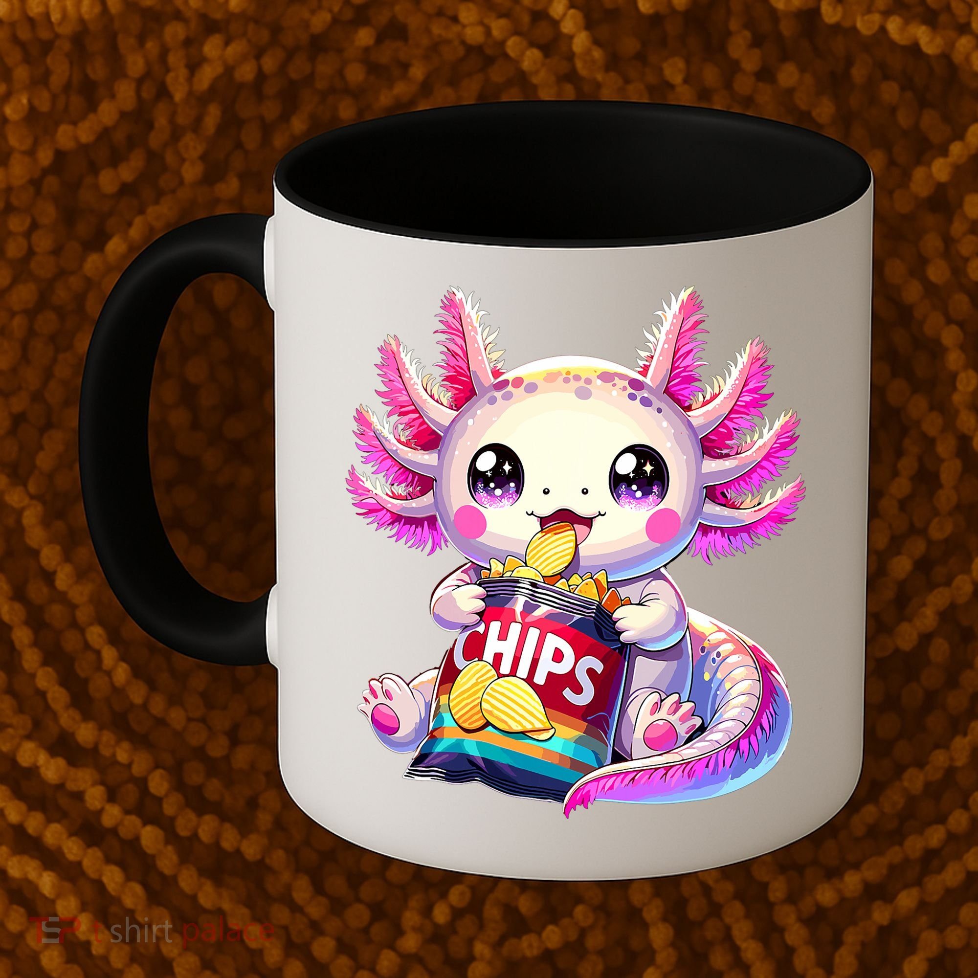 Axolotl Snaxolotl Anime Cute Kawaii Axolotl Coffee Mug