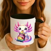 Axolotl Snaxolotl Anime Cute Kawaii Axolotl Coffee Mug thumb 3