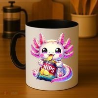 Axolotl Snaxolotl Anime Cute Kawaii Axolotl Coffee Mug thumb 4