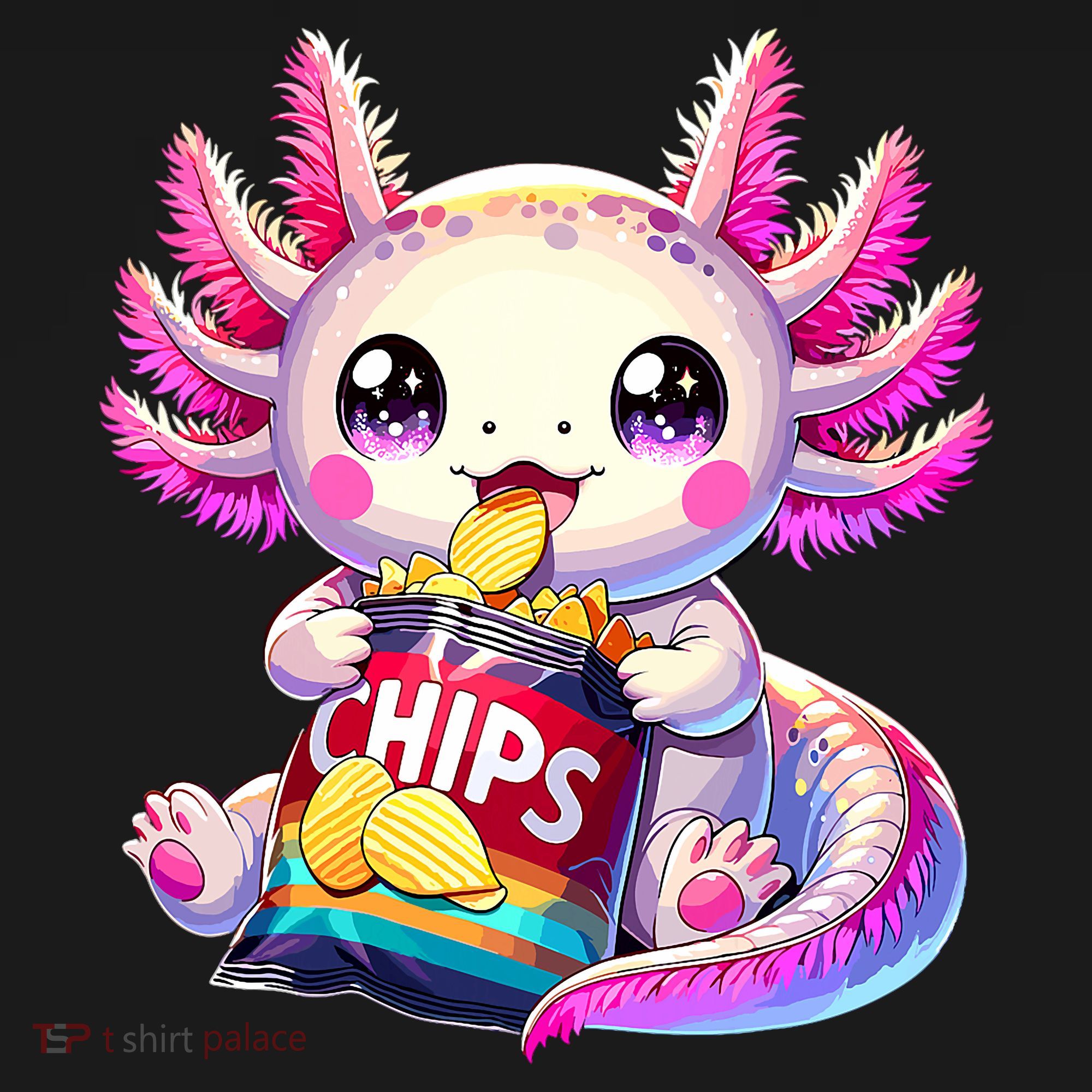 Axolotl Snaxolotl Anime Cute Kawaii Axolotl Women's Hoodie