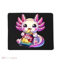 Axolotl Snaxolotl Anime Cute Kawaii Axolotl Mousepad thumb 0