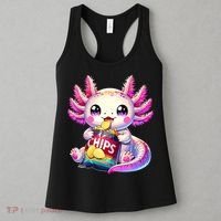 Axolotl Snaxolotl Anime Cute Kawaii Axolotl Women's Tank Top thumb 3