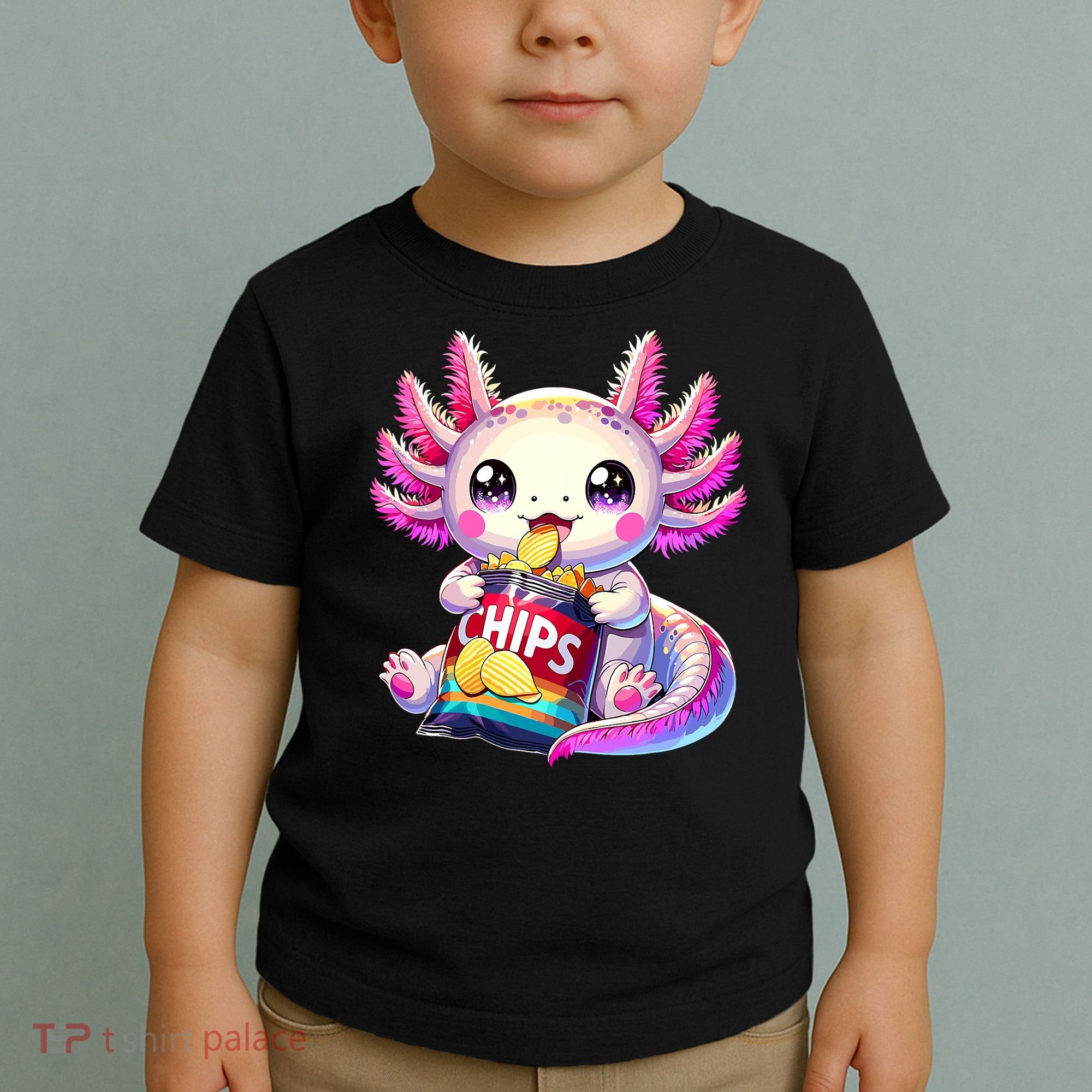 Axolotl Snaxolotl Anime Cute Kawaii Axolotl Toddler T-Shirt