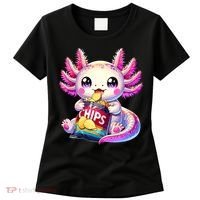 Axolotl Snaxolotl Anime Cute Kawaii Axolotl Women's T-Shirt thumb 0