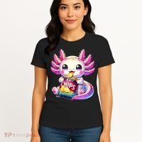 Axolotl Snaxolotl Anime Cute Kawaii Axolotl Women's T-Shirt thumb 4