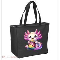 Axolotl Snaxolotl Anime Cute Kawaii Axolotl Tote Bag thumb 2