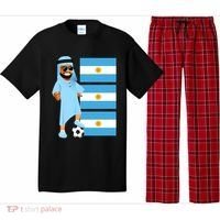 Argentina Sheik Argentina Flag Soccer Gift Pajama Set thumb 0