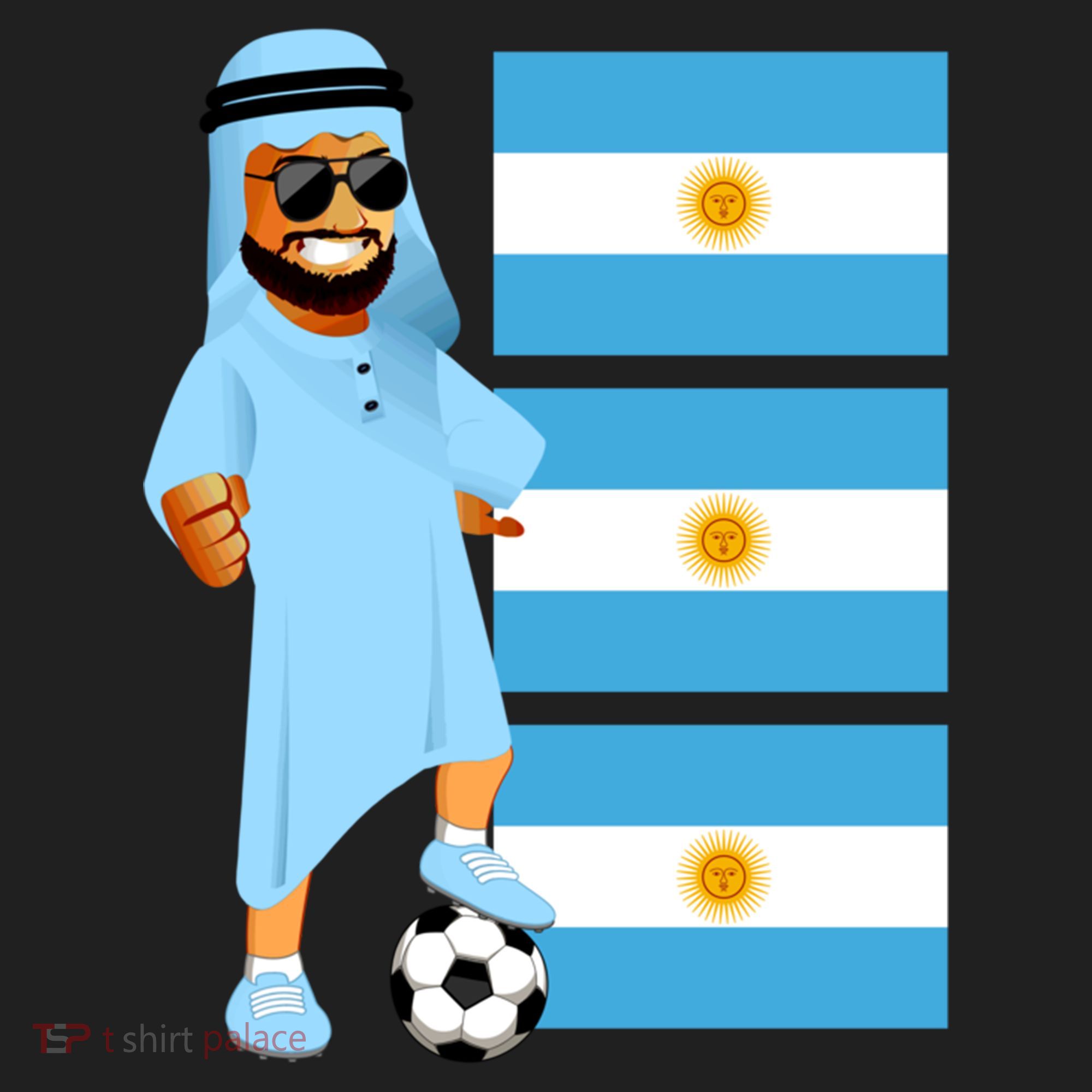 Argentina Sheik Argentina Flag Soccer Gift Hat