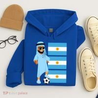 Argentina Sheik Argentina Flag Soccer Gift Hoodie thumb 4