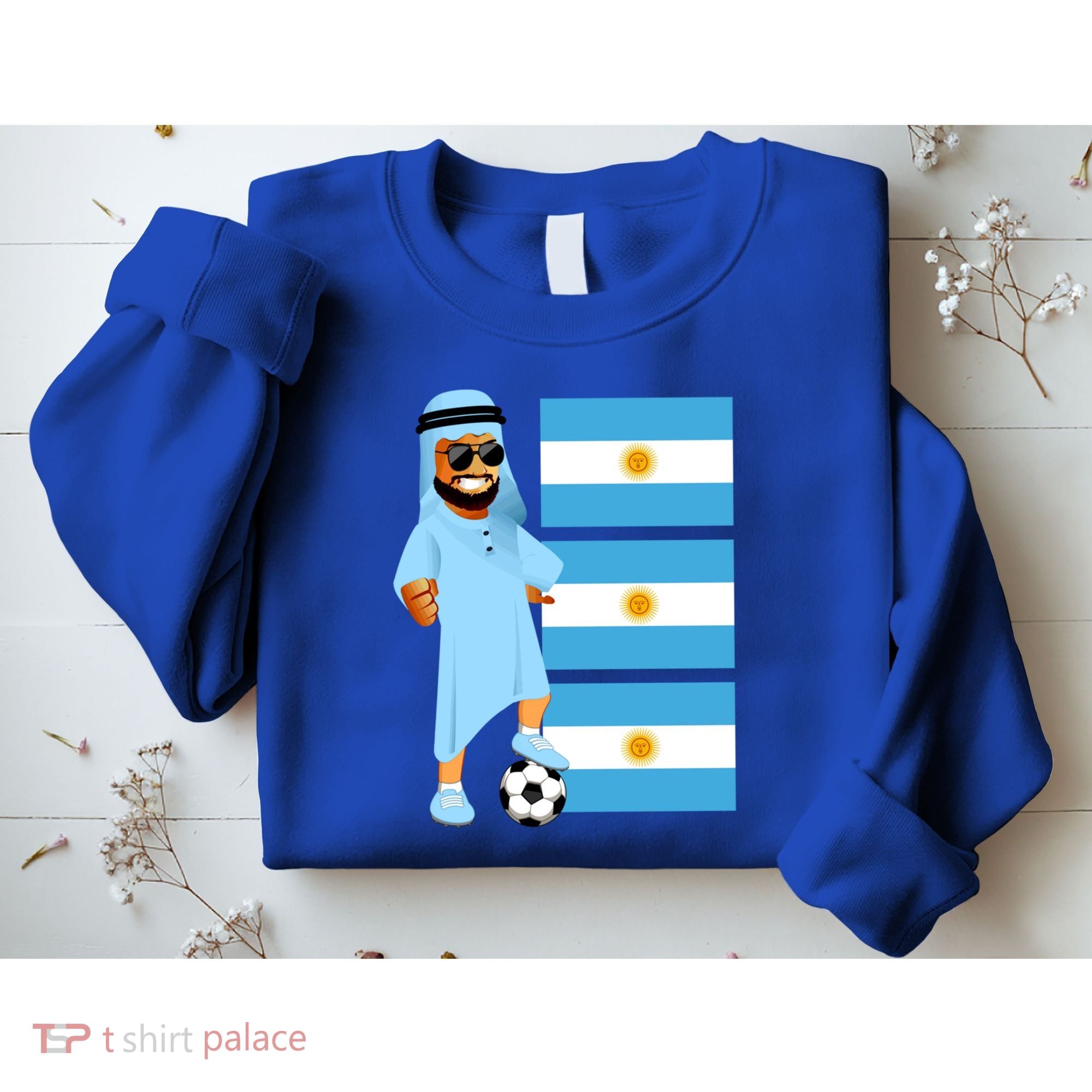 Argentina Sheik Argentina Flag Soccer Gift Sweatshirt