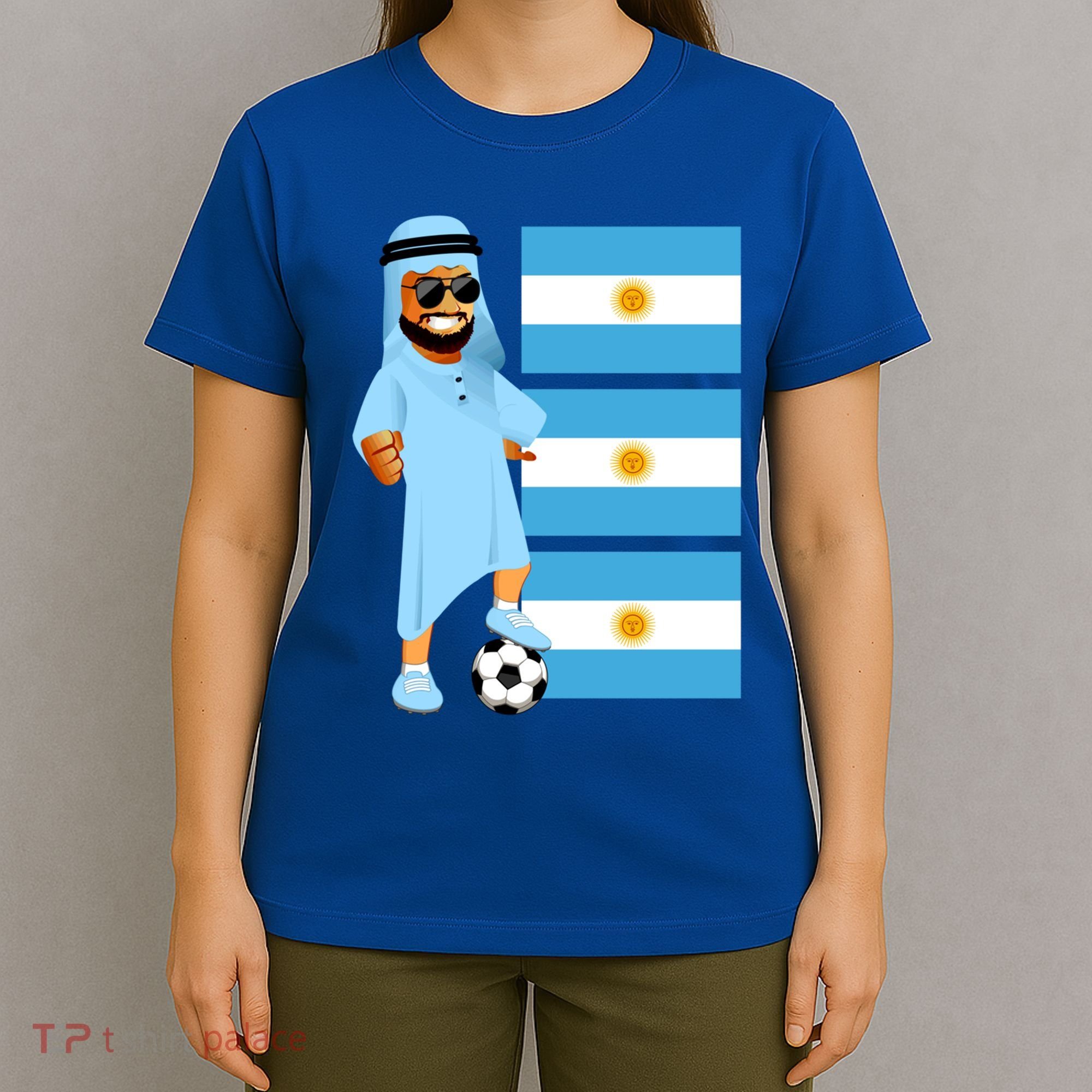 Argentina Sheik Argentina Flag Soccer Gift T-Shirt