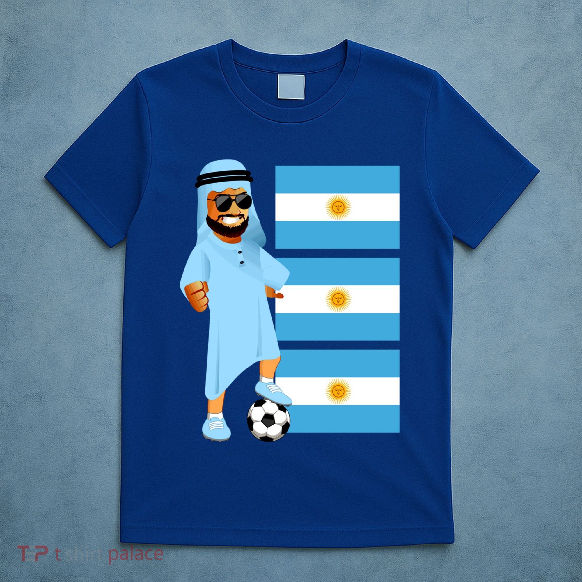 Argentina Sheik Argentina Flag Soccer Gift T-Shirt